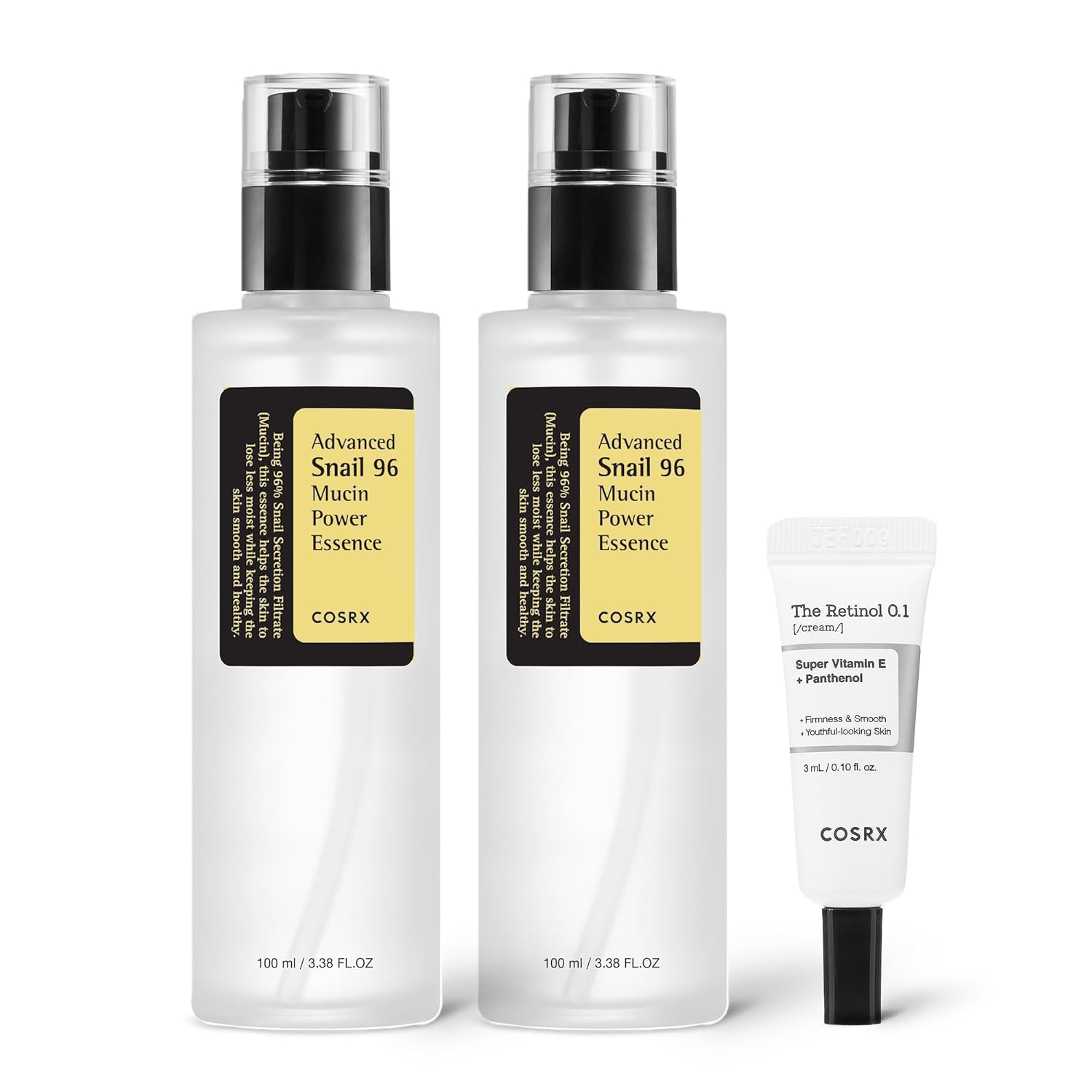 COSRX Snail Mucin & Retinol Skincare Set