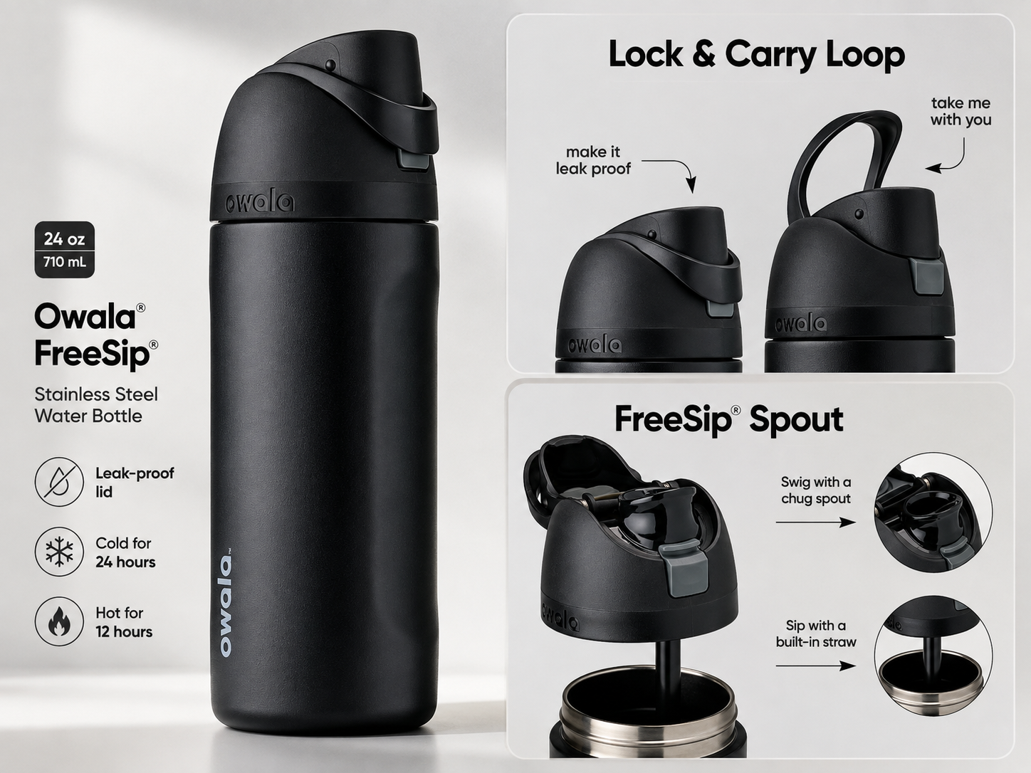 Owala FreeSip Water Bottle